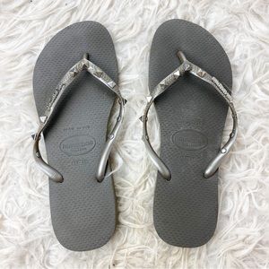 Havaianas Slim Studded Flip Flop Sandals